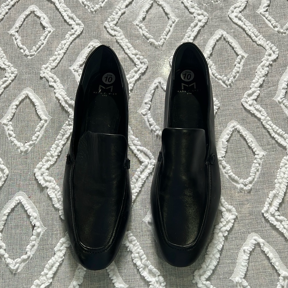 Marc Fisher black loafers size 10